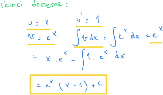 Kısmi integral