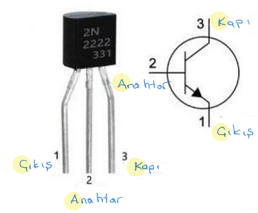 2N2222 transistör