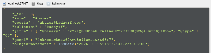 Vibe.d şifre güvenliği